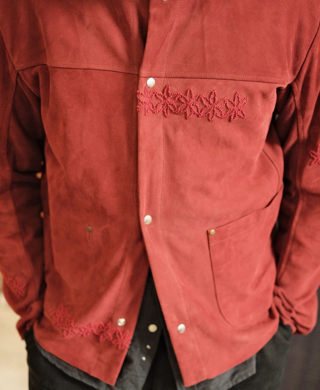 SUEDE WELDING JACKET